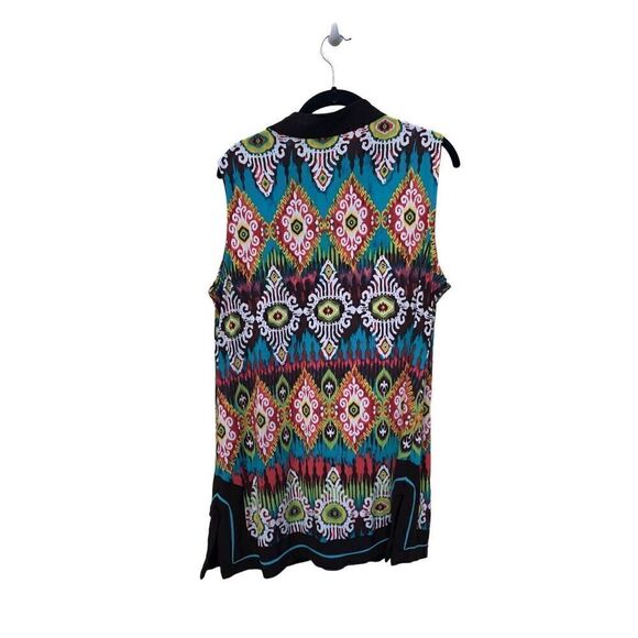 NY Collection Woman Size 1XL Southwestern Colors and Pattern - Picture 2 of 4